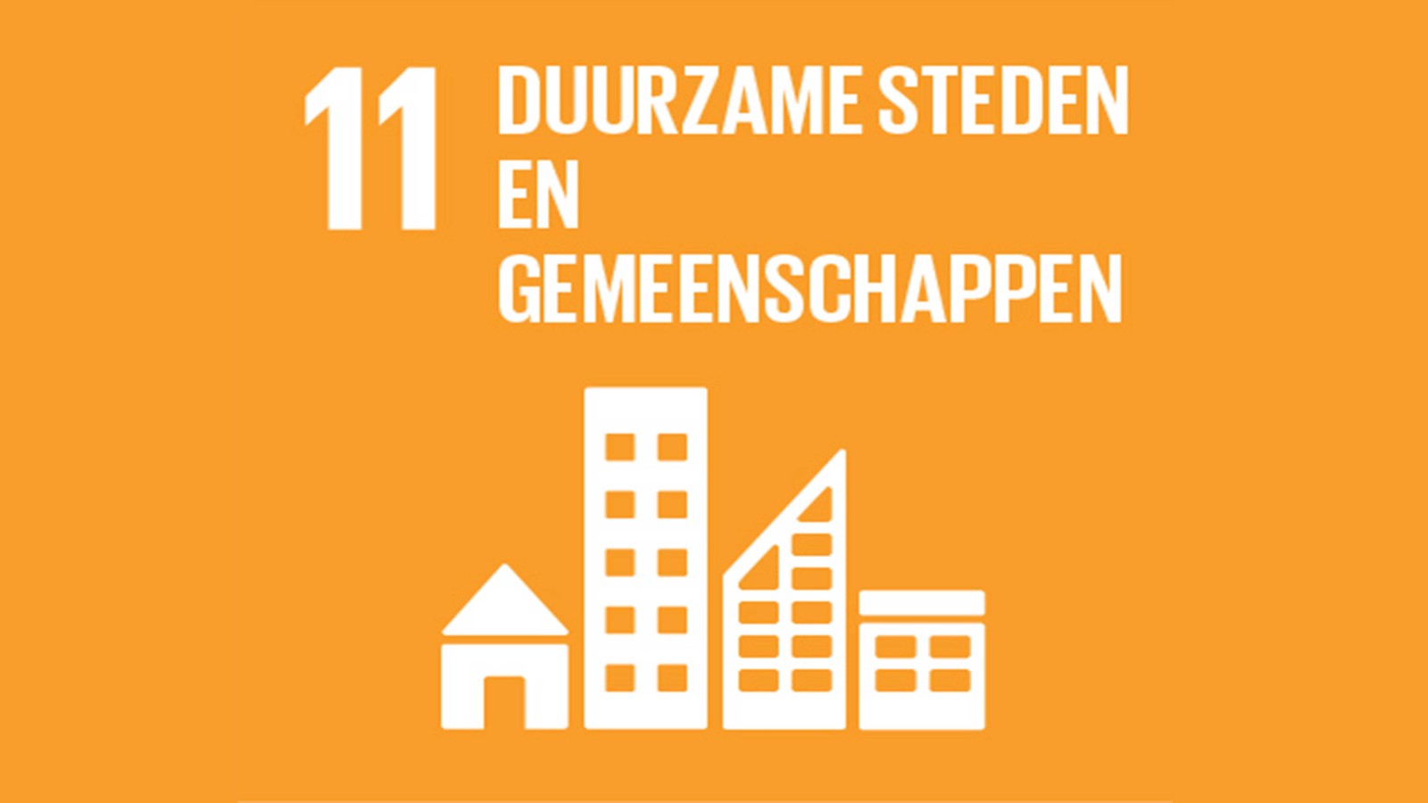 Doelstelling 11 van de VN "duurzame steden en gemeenschappen". Doelstelling 11 van de VN "duurzame steden en gemeenschappen".
