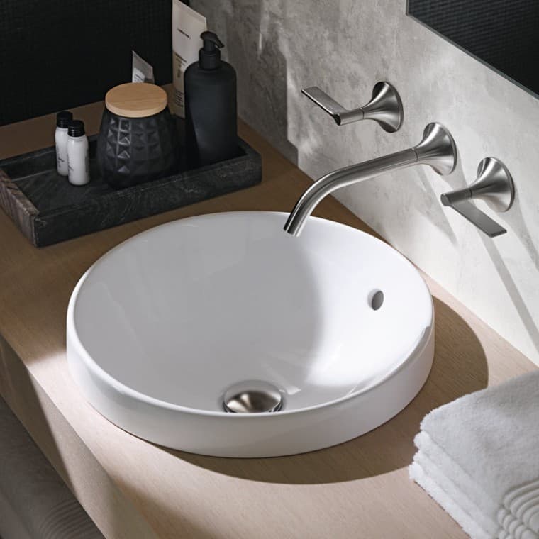 Geberit VariForm opbouwwastafel rond Geberit VariForm opbouwwastafel rond