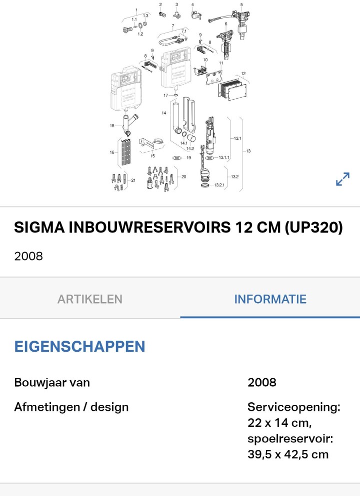 Screenshot van de Geberit Pro App Screenshot van de Geberit Pro App