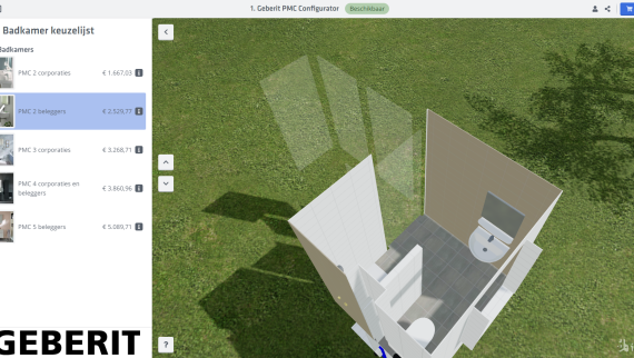 Geberit PMC configurator Geberit PMC configurator