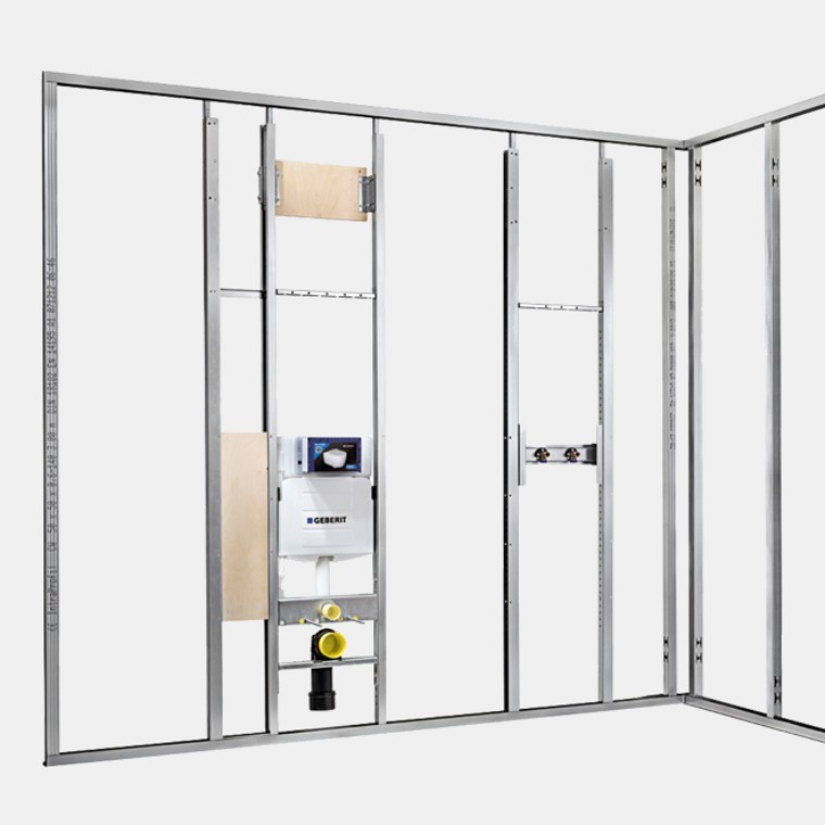 Geberit Prefab element complete badkamerinrichting Geberit Prefab element complete badkamerinrichting