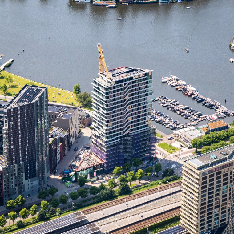 HAUT - hoogste houten woongebouw in Nederland (© Topview Luchtfotografie)