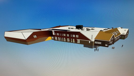 BIM weergave schoolgebouw Hippolytushoef BIM weergave schoolgebouw Hippolytushoef