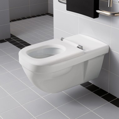 De toiletzitting is ook zonder deksel leverbaar en biedt optimaal zitcomfort
