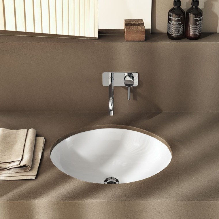 Geberit VariForm onderbouwwastafel rond Geberit VariForm onderbouwwastafel rond