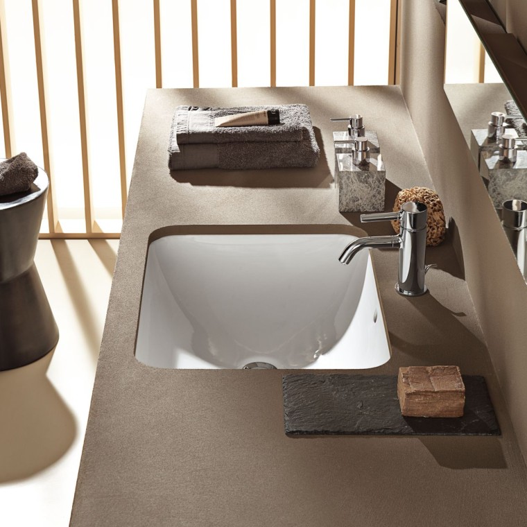 Geberit VariForm onderbouwwastafel rechthoekig Geberit VariForm onderbouwwastafel rechthoekig