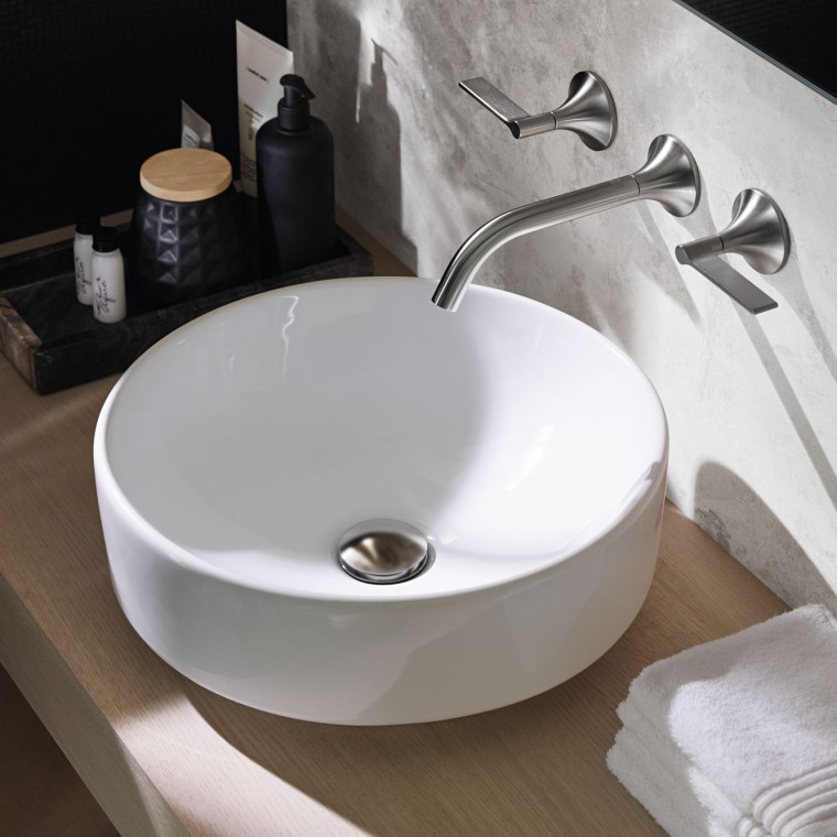 Geberit VariForm opzetwastafel rond Geberit VariForm opzetwastafel rond