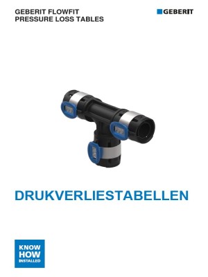 Drukverliestabellen Geberit FlowFit