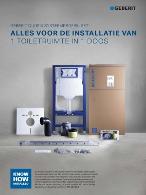 Geberit Duofix systeemprofiel set