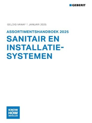 Geberit assortimentshandboek - Sanitair en Installatiesystemen 2025