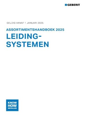 Geberit assortimentshandboek - Leidingsystemen 2025