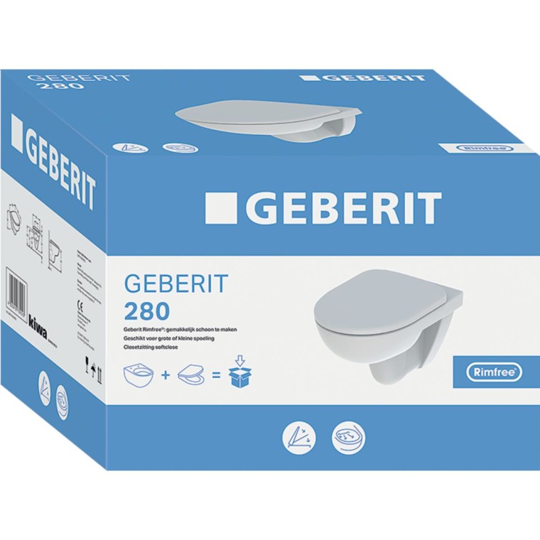 Geberit WC Pack 280 Basic Rimfree® Geberit WC Pack 280 Basic Rimfree®