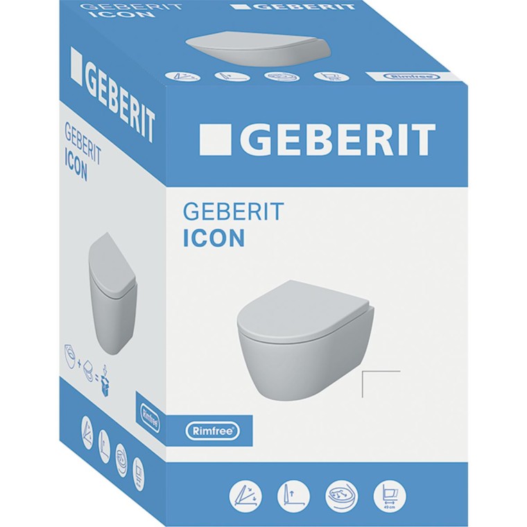 Geberit WC Pack iCon Compact Rimfree® / art. 502.381.00.1