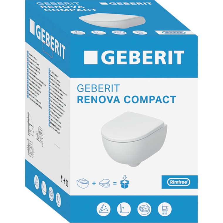 Geberit WC Pack Renova Compact Rimfree® Geberit WC Pack Renova Compact Rimfree®