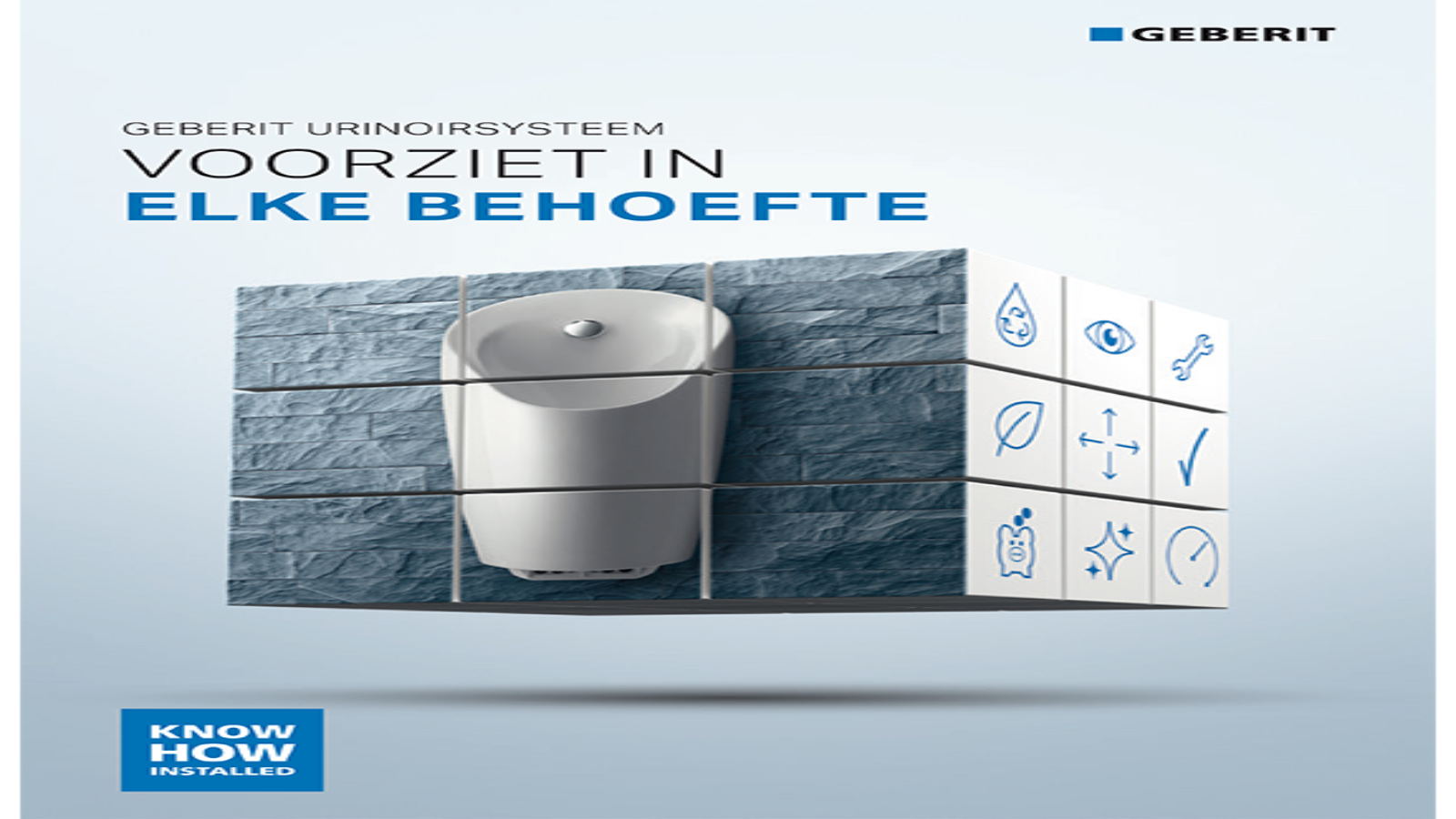 Geberit urinoirsystemen Geberit urinoirsystemen