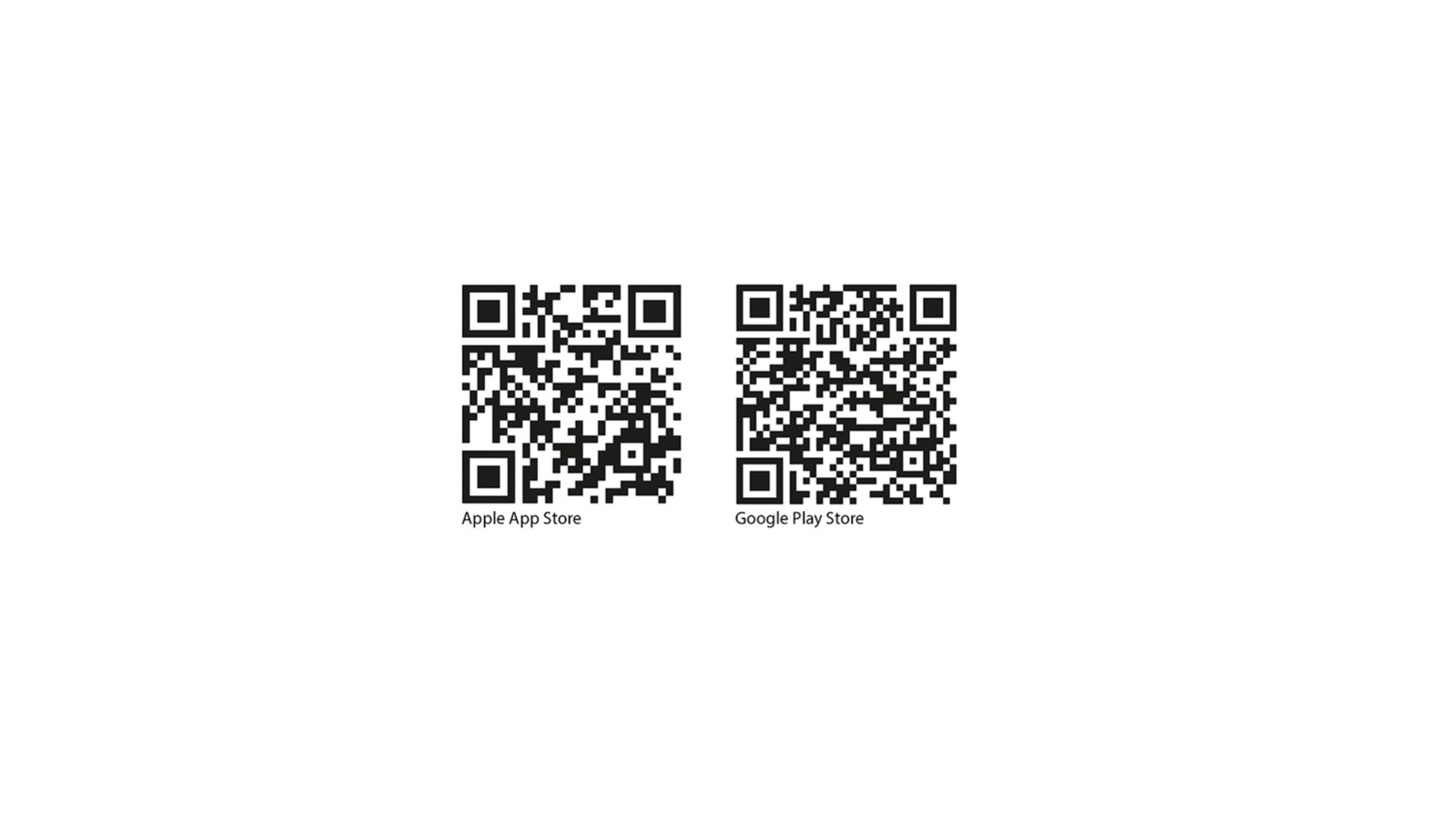 QR-code voor iOS Geberit Home App en Android Geberit Home App