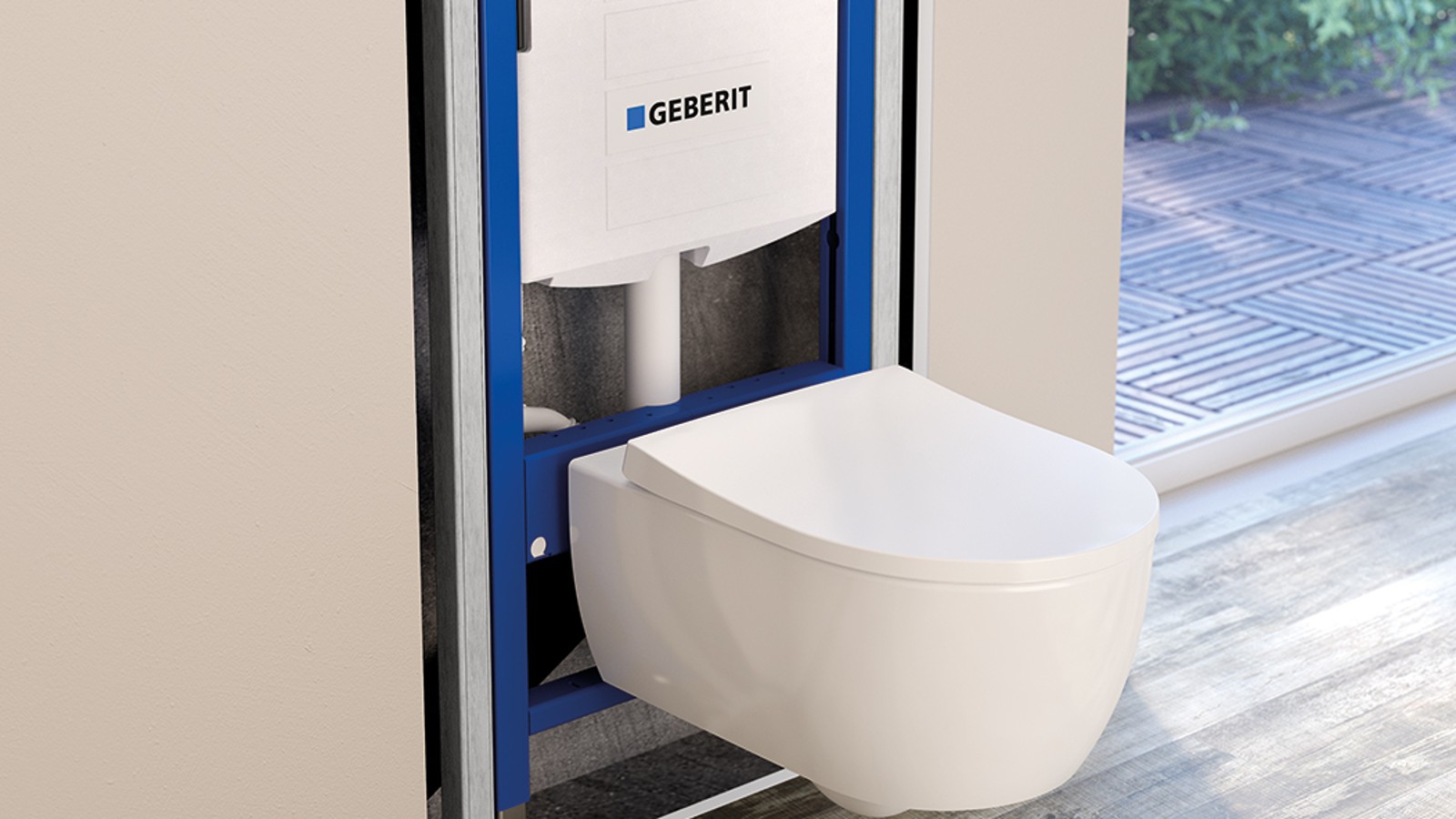 Geberit inbouwreservoir voor achter de wand
