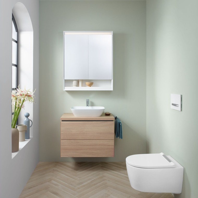 Gastentoilet met Geberit ONE producten Gastentoilet met Geberit ONE producten