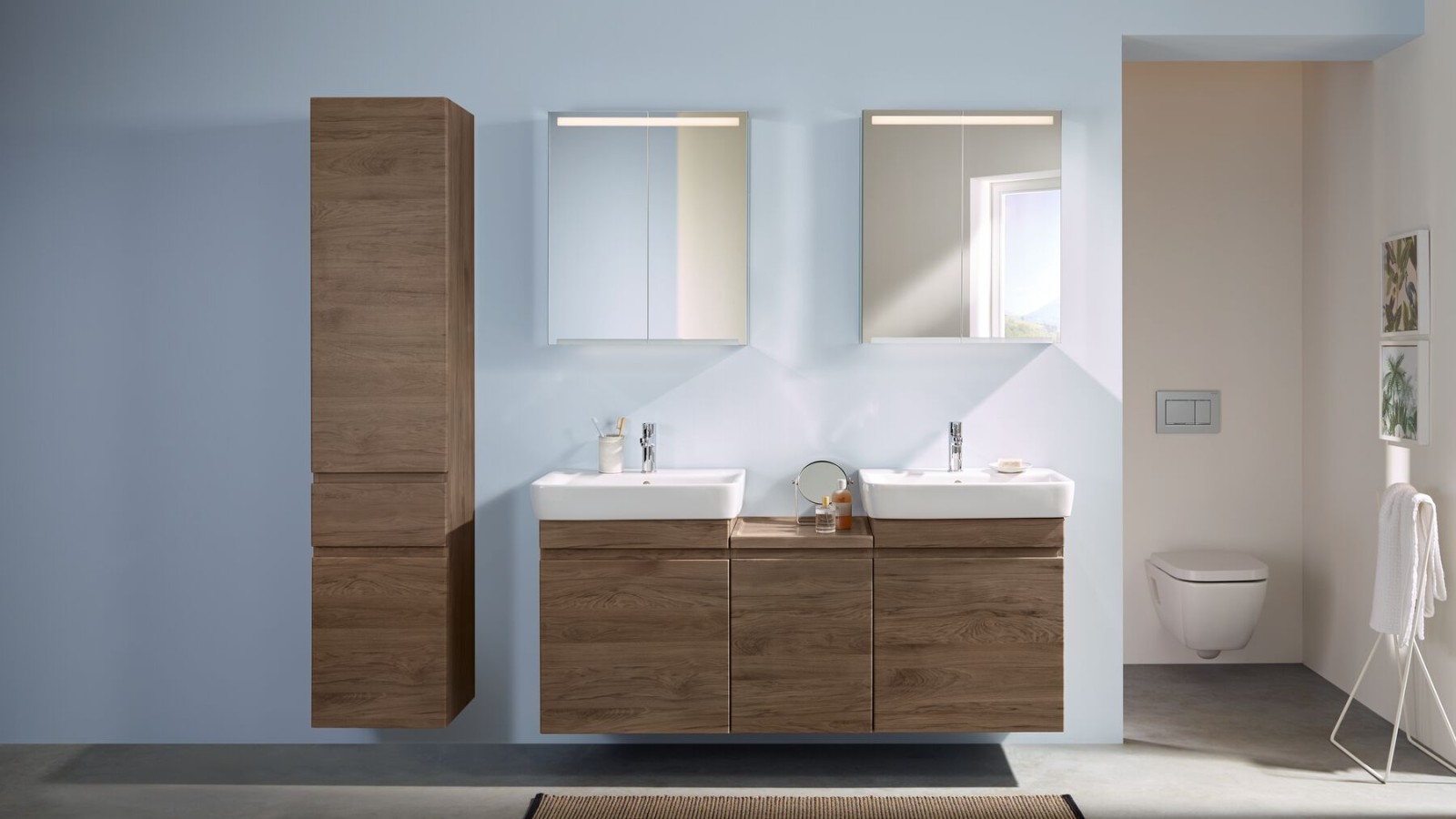 Geberit Renova Plan dubbele wastafel Geberit Renova Plan dubbele wastafel