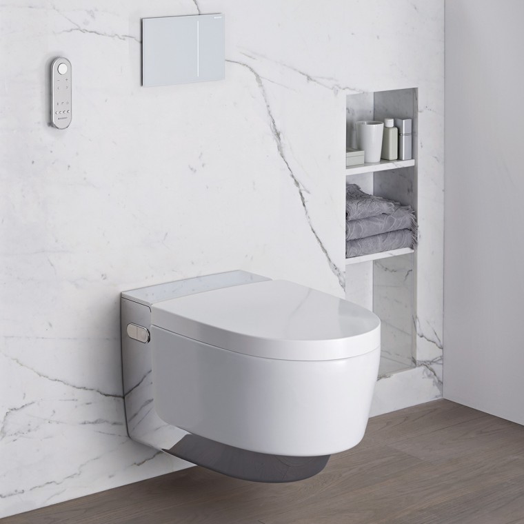 Barrièrevrije badkamer met Geberit AquaClean Mera Barrièrevrije badkamer met Geberit AquaClean Mera