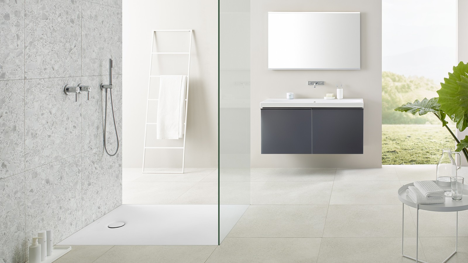 Badkamer met Geberit Setaplano douchevloer