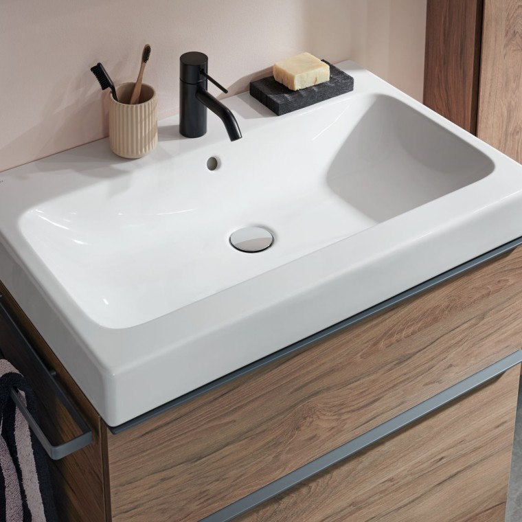 Geberit iCon klassieke wastafel met kast Geberit iCon klassieke wastafel met kast