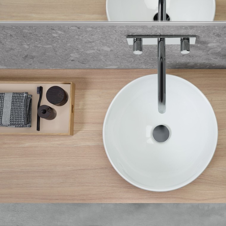 Geberit VariForm ronde opzetwastafel Geberit VariForm ronde opzetwastafel