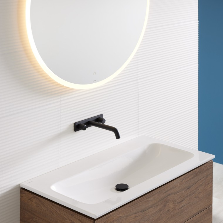 Mix & Match Geberit iCon wastafel met Geberit ONE onderkast Mix & Match Geberit iCon wastafel met Geberit ONE onderkast