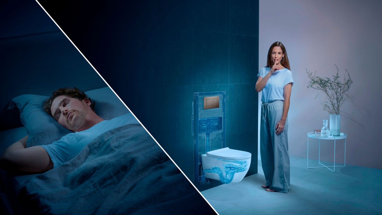 Geberit WC-systeem: de stille spoeling Geberit WC-systeem: de stille spoeling