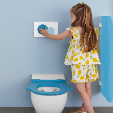 Geberit Bambini staande wc voor kinderen Geberit Bambini staande wc voor kinderen