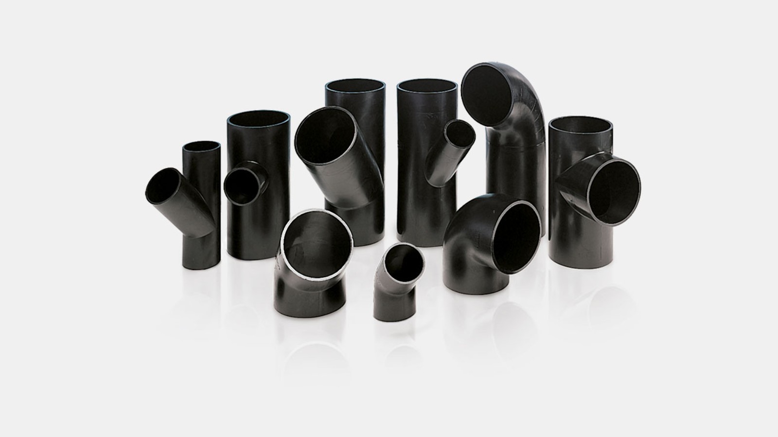 Fittingen voor het Geberit PE afvoersysteem Fittingen voor het Geberit PE afvoersysteem