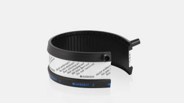 Geberit Pluvia: installatie van de fixatiepunten met de Geberit elektrolasband