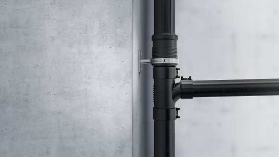 Geberit Silent-db20 voor gebouwafwatering met hoge eisen aan geluidsisolatie Geberit Silent-db20 voor gebouwafwatering met hoge eisen aan geluidsisolatie