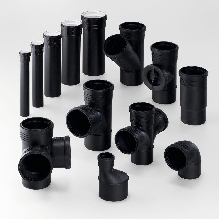 Geberit Silent-PP fittingen Geberit Silent-PP fittingen