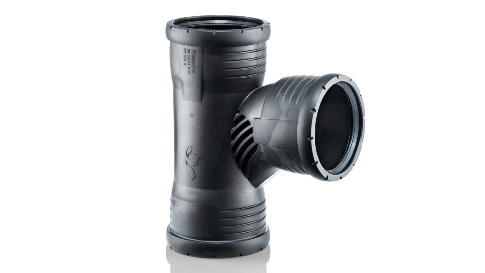 Geberit Silent-Pro Carve T-stuk Geberit Silent-Pro Carve T-stuk