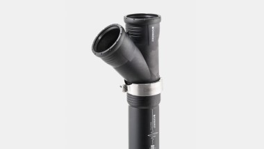 Geberit Silent-Pro met Geberit keerklauw is geschikt voor dakafvoer