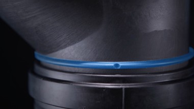 Visuele controle van de insteekdiepte voor Geberit Silent-Pro Visuele controle van de insteekdiepte voor Geberit Silent-Pro