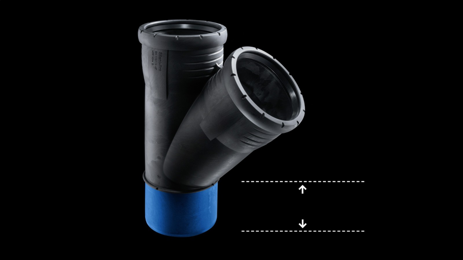 Met Geberit Silent-Pro zorgt de royale insteekdiepte voor meer veiligheid.