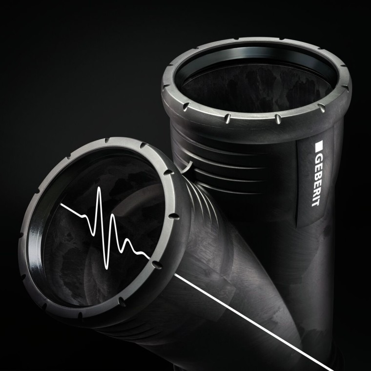 Geberit Silent-Pro Carve T-stuk Geberit Silent-Pro Carve T-stuk