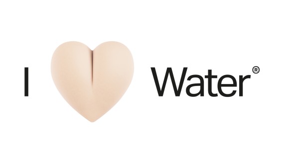 Logo van de 'I love Water'-campagne Logo van de 'I love Water'-campagne