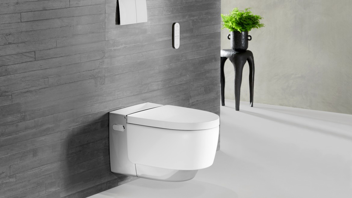 Geberit AquaClean Mera Comfort met verwarmde wc-zitting Geberit AquaClean Mera Comfort met verwarmde wc-zitting