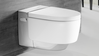 Geberit AquaClean Mera Comfort in chroom met Sigma70