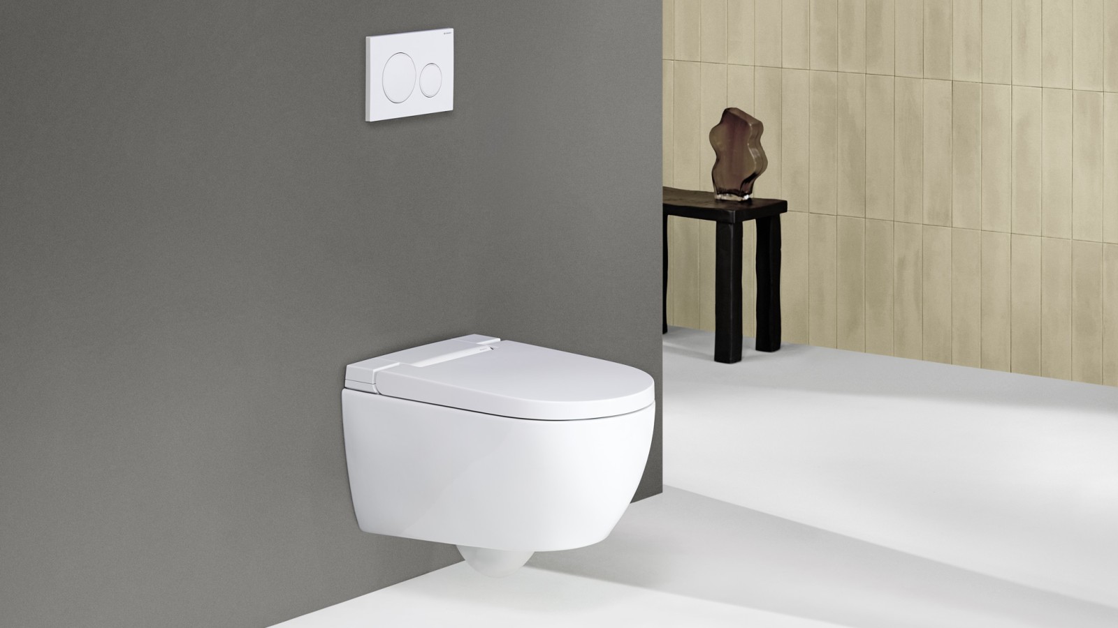 Geberit AquaClean Alba met bedieningsplaat Sigma20