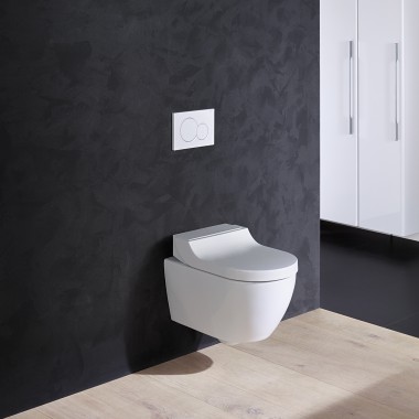 Geberit AquaClean Tuma douchewc met witte designplaat