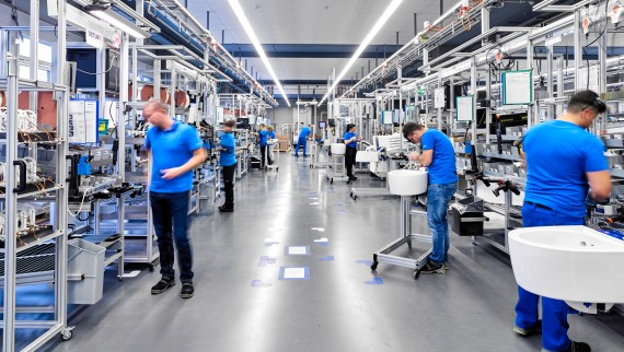AquaClean Mera, Productie in Jona