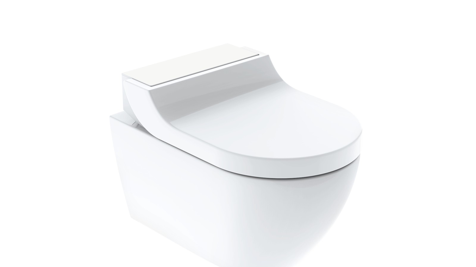 Geberit AquaClean Tuma in wit glas Geberit AquaClean Tuma in wit glas