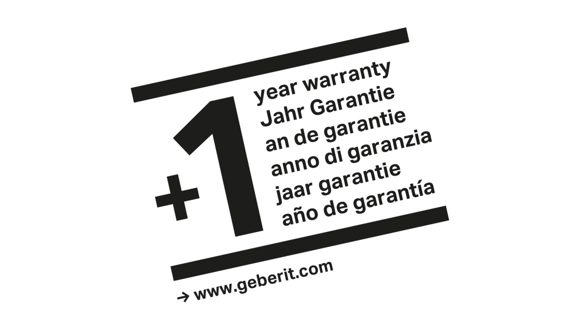 Gratis Geberit AquaClean garantieverlenging Gratis Geberit AquaClean garantieverlenging