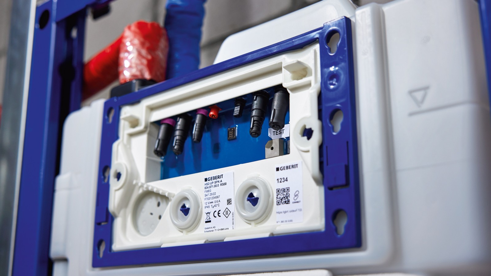 Geberit HS50 Hygienische spoeling in de inbouwspoelreservoir