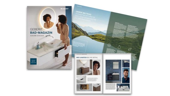 Afbeelding van het Geberit Badkamermagazine