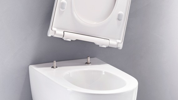WC-zitting met QuickRelease WC-zitting met QuickRelease